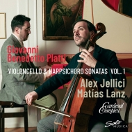 ץåƥˡ1697-1763/Cello Sonatas Vol.1 Jellici(Vc) M. lanz(Cemb)