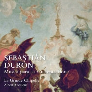ǥ󡢥Хƥ1660-1716/Musica Para Las Cuarenta Horas Recasens / La Grande Chapelle