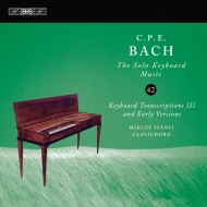 ХåϡC. P.E.1714-1788/Keyboard Works Vol.42-keyboard Transcriptions 3  Early Versions Spanyi(Clavi