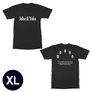 John Lennon/John  Yoko S / S Tee Black Xl