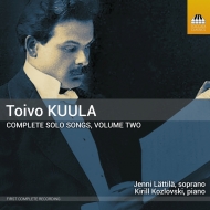 顢ȥ1883-1918/Complete Solo Songs Vol.2 Lattila(S) Kozlovski(P)