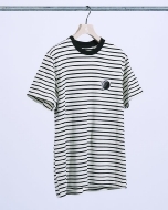 小沢健二 モノクロワッペンボーダーT ホワイト×ブラック(細ピッチ) Lサイズ モノクロワッペンボーダーT《ホワイト×ブラック（細ピッチ）》Sサイズ