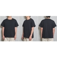 Mireille ロゴ エンボス コットンTシャツ(ブラック XL)