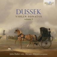 �ɥ���������ϥ󡦥�ǥ����饦����1760-1812��/Violin Sonatas Vol.5�� Julia Huber(Vn) Miriam Altmann(Fp)