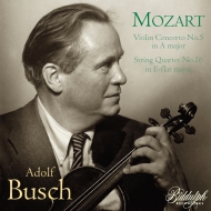 アドルフ・ブッシュの芸術 THE ART OF ADOLF BUSCH　17枚組 Violin Concerto No.5, String Quartet No.16, etc.: Adolf Busch(Vn