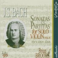 Хåϡ1685-1750/Sonatas  Partitas For Solo Violin Vol.2 Brooks(Vn)