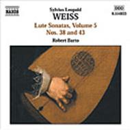 쥪ݥȡ1687-1750/Lute Sonatas Vol.5- 38 43 Etc R. barto(Lute)