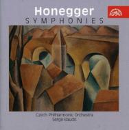 オネゲル（1892-1955）/Comp. symphonies Etc： Baudo / Czech Po