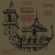 졼롢ȥ˥1729-1783/Quintet For Harpsichord  Strings.1-3 Schrader(Cemb) Verrette(Vn) Etc