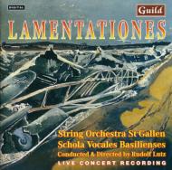 Lamentationes: String Orchestraof St.gallen