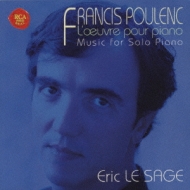 プーランク（1899-1963）/Piano Works： Le Sage(P)