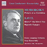 Pictures At An Exhibition / Orch.works: Koussevitzky / Bso