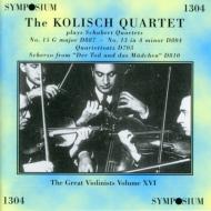 String Quartet.12, 13, 15Kolisch Q (Great Violinists Vol.15)