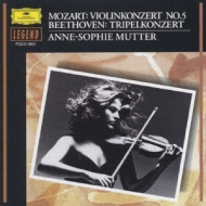 Violiln Concerto.5 / Triple Concerto: Mutter(Vn), Yo-yo Ma(Vc), Karajan / Bpo
