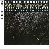 シュニトケ（1934-1998）/Piano Quintet String Quartet.3： Oldenburg(P) Mondriaan Sq