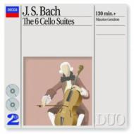 無伴奏チェロ組曲全曲 モーリス・ジャンドロン（2CD） : バッハ（1685 