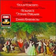 Violin Concerto, Romance: Perlman(Vn)Barenboim / Lpo