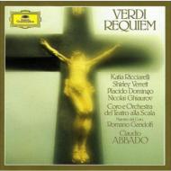 ヴェルディ（1813-1901）/Requiem： Abbado / Teatro Alla Scala Ricciarelli Verrett Domingo