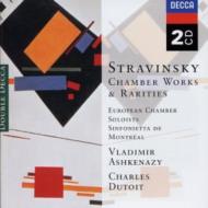 ストラヴィンスキー（1882-1971）/Chamber Music Rare Works： V ＆ D. ashkenazy / Europe Soloists Ensemble Etc