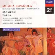 Piano Music: De Larrocha