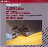 Piano Concerto, Violin Oncerto: Arrau, Accardo, Davis / Bso, Bbc
