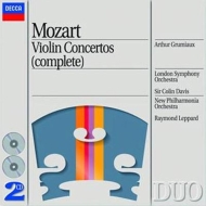 モーツァルト（1756-1791）/Comp. violin Concertos Etc： Grumiaux Davis / Lso Etc
