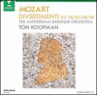 Divertimento.k.136-8: Koopman : モーツァルト（1756-1791
