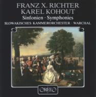 リヒター、フランツ・クサヴァー（1709-1789）/Symphonies： Warchal / Slovak Co +kohaut