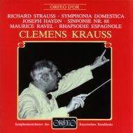 ȥ饦ҥȡ1864-1949/Sinfonia Domestica Krauss / Bavarian Rso(1953)+haydn Sym.88 Ravel