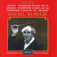 ハイドン：交響曲第99番、モーツァルト：交響曲第25番、第38番『プラハ』　クーベリック＆バイエルン放送響（1981〜85年ステレオ・ライヴ）