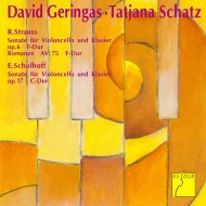 ȥ饦ҥȡ1864-1949/Cello Sonata Romanze Geringas(Vc) Schatz(P) +schulhoff Sonata