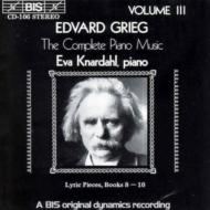 グリーグ（1843-1907）/Complete Piano Music.3： Knardahl