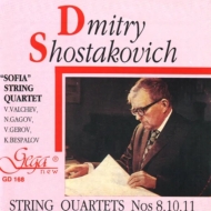 祹1906-1975/String Quartet.8 10 11 Sofia Sq