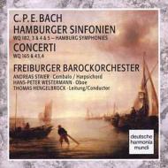 Hamburg Symphomies, Concertos: Staier(Cemb)Westermann(Ob)Hengelbrock / Freiburg Baroque O