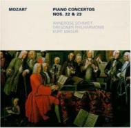 Piano Concerto.22, 23: Annerose Schmidt(P)Masur / Dresden.po