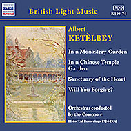 ƥӡСȡꥢ1875-1959/Orch. works Ketelby(Cond)