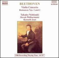 ベートーヴェン（1770-1827）/Violin Concerto / Romance 1 ＆ 2： Nishizaki