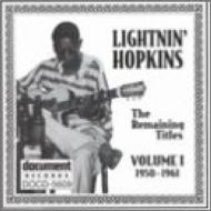 Lightnin Hopkins/Remaining Titles Volume 1 1950-1961