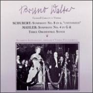 Sym.4 / .8: Walter / Vpo, Schwarzkopf(S)+mahler: Lieder (Farewell Concert)