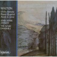 ウォルトン、ウィリアム（1902-1983）/Piano Quartet Violin Sonata Anon In Love Passacaglia Etc： Nash Ensemble