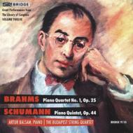 Brahms / Schumann/Piano Quartet.1 / Piano Quintet： Balsam(P) Budapest Q
