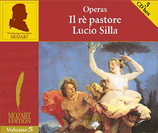 Mozart Edition Vol.5 -operas Il Re Pastore, Lucio Silla