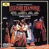 L'elisir D'amore: Copley Levine / Met Opera Battle Pavarotti Pons Upshaw