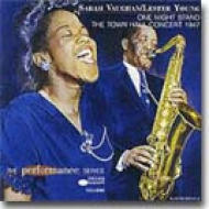 タウンホール コンサート 1947 : Lester Young / Sarah Vaughan
