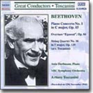 ١ȡ1770-1827/Piano Concerto.1 String Quartet.16 Toscanini / Nbc. so Dorfmann