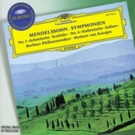 ǥ륹1809-1847/Sym.3 4 Hebriden Karajan / Bpo