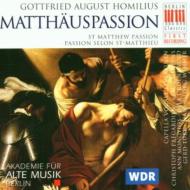Matthaus-passion: Akademie Fur Alte Musik Berlin Pregardien Turk