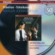 Tchaikovsky / Sibelius/Violin Concertos： Mullova Ozawa / Bso