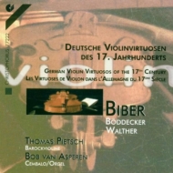 Baroque Classical/German Violin Virtuosos Of 17th Century T. pietsch(Vn) Asperen