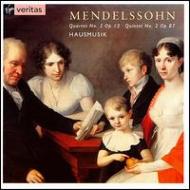 メンデルスゾーン（1809-1847）/String Quartet.2 String Quintet.2： Hausmusik